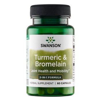Full Spectrum Turmeric & Bromelain, kapsułki, 60 szt.