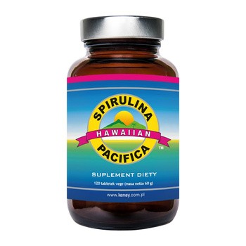 Spirulina Pacifica hawajska, 500 mg, tabletki, 120 szt.
