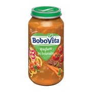 alt BoboVita Junior, obiadek spaghetti po bolońsku, 12m+, 250 g