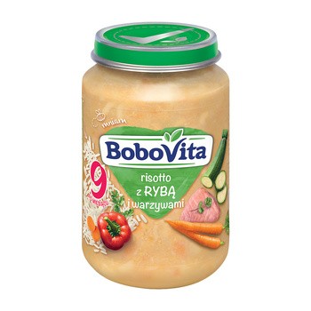 BoboVita, risotto z rybą i warzywami, 190 g