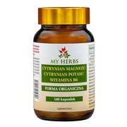 My Herbs Cytrynian Magnezu Cytrynian Potasu Witamina B6, kapsułki, 100 szt. https://azcdn.doz.pl/image/d/product/e48b03b5-scale-180x180.png