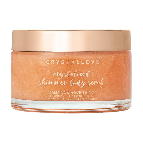 Crystallove Crystallove, peeling do ciała z kwarcem różowym, 200 g — Inhaltsstoffe und Bewertung