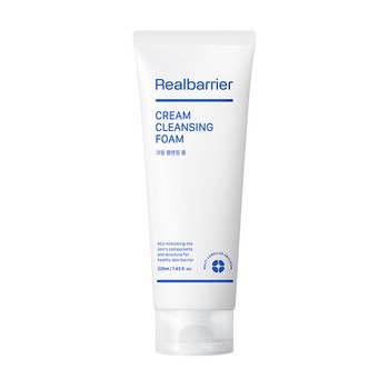 Real Barrier, nawilżająca pianka oczyszczająca z ceramidami, 220 ml