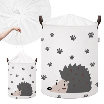 Sipo, Bawełniany kosz na zabawki XL, jeżyk, 1 szt.