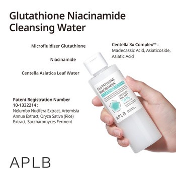 APLB Glutathione Niacinamide Cleansing Water, woda micelarna z gluatationem i niacynamidem, 160 ml