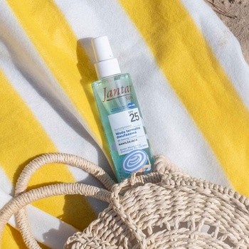 Jantar Sun, dwufazowa woda termalna do twarzy i ciała, SPF 25, 200 ml