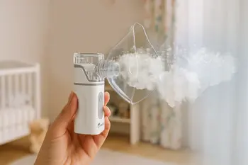 Momini NebuNova, nebulizator siateczkowy dla dzieci i dorosłych, 1 szt.