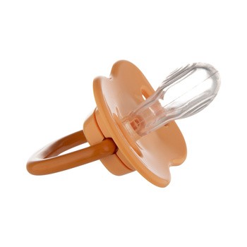 Canpol Babies Mountains, smoczek uspokajający, silikonowy symetryczny, 18 m+, żółty, 2 szt.