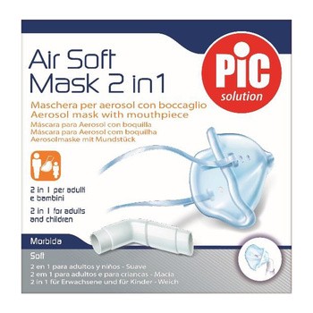 PiC Air, maska do inhalatora 2w1, miękka, 1 szt.