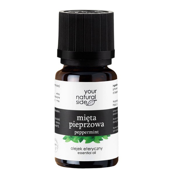 Your Natural Side Your Natural Side, olejek eteryczny, mięta pieprzowa, 10 ml — Składniki i ocena