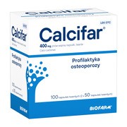 Calcifar, 400 mg jonów wapnia, kapsułki twarde, 100 szt.