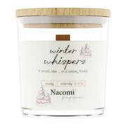 Nacomi Fragrances, winter whispers, świeca sojowa, 140 g        