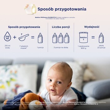Zestaw 2 x Bebilon PROfutura DUOBIOTIK 2, mleko następne po 6. miesiącu, proszek, 800 g
