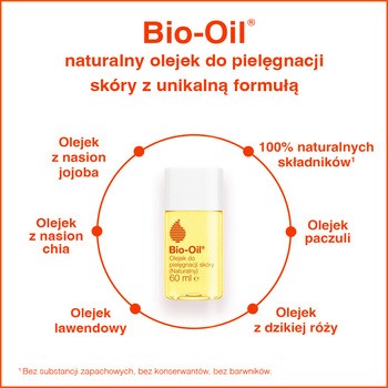 Bio-Oil, specjalistyczny olejek do pielęgnacji skóry, na blizny i rozstępy, 60 ml