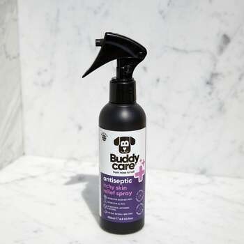 Buddycare, antyseptyczny spray na swędzącą skórę i łagodzący gorące punkty dla zwierząt, 200 ml
