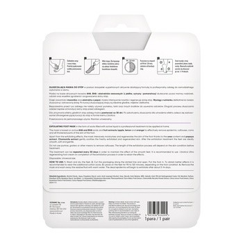 L`Biotica Maska Do Stóp, złuszczająca, 40 ml (nasączone skarpetki)