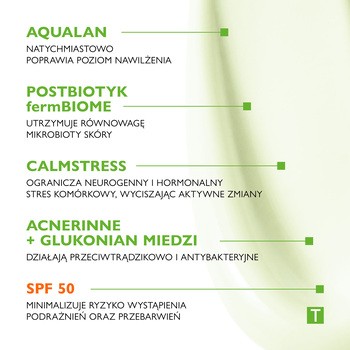 Pharmaceris T Sebo-Moistatic, krem nawilżająco-kojący do twarzy, SPF 50, 50 ml