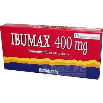Ibumax, 400 mg, tabletki powlekane, 10 szt
