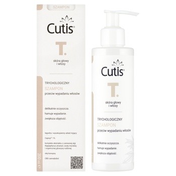 Cutis T, Trychologiczny szampon przeciw wypadaniu włosów, 200 ml