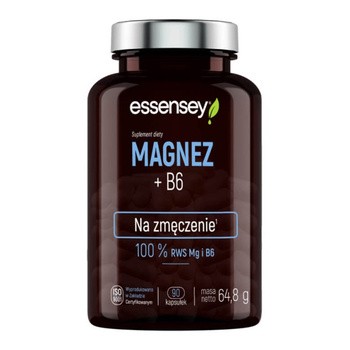Essensey Magnez + B6, Na zmęczenie, kapsułki, 90 szt.