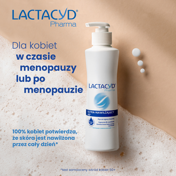 Lactacyd Pharma, ultra-nawilżający płyn ginekologiczny 40+, 250 ml, z pompką