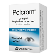 Polcrom, 20 mg/ml, krople do oczu, 2 x 5 ml