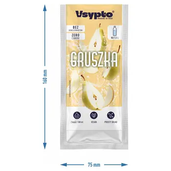 VSYPTO, proszek smakowy do wody, smak gruszka, 9 g