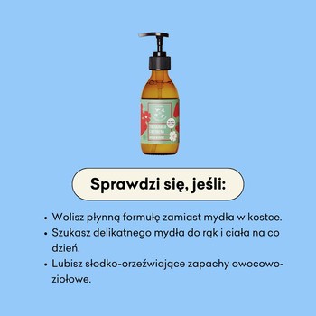 Mydlarnia 4 Szpaki, Truskawka i Werbena, mydło w płynie, 300 ml