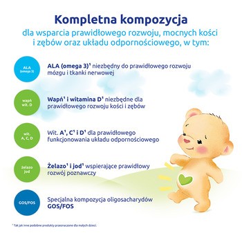 Bebiko Junior 3 NUTRIflor Expert, odżywcza formuła na bazie mleka, powyżej 1. roku życia, proszek, 350 g
