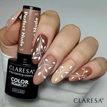 Claresa, lakier hybrydowy, Perfect Nude 3, 5 g