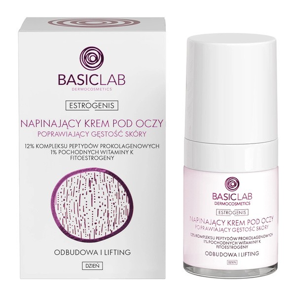 BasicLab Estrogenis, straffend Augencreme, für den Tag, 18 ml