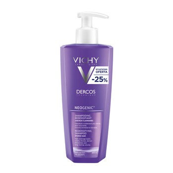 Vichy Dercos Neogenic, szampon przywracający gęstość włosów, 400 ml -25%