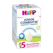 alt HiPP 5 JUNIOR COMBIOTYK, mleko dla przedszkolaka po 2,5. roku, proszek, 550 g
