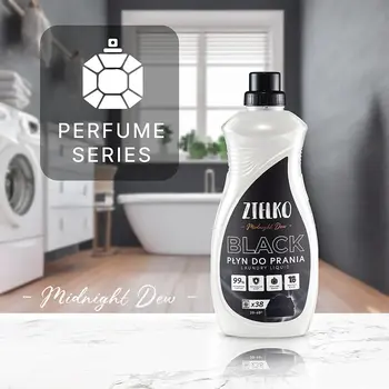 Zielko, Płyn do prania tkanin czarnych i ciemnych Midnight Dew, 1520 ml