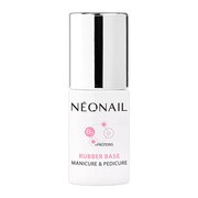 NeoNail Rubber Base, baza kauczukowa do manicure i pedicure hybrydowego, 7,2 ml