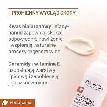 Sylveco Dermo Przebarwienia, krem rozjaśniający do twarzy na dzień SPF 50, 50 ml