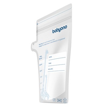 BabyOno, jednorazowe woreczki do przechowywania pokarmu,180 ml, 30 szt.