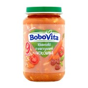 alt BoboVita, obiadek kluseczki z warzywami i wołowiną, 9m+, 190 g
