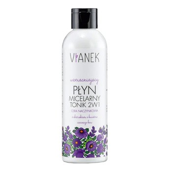 Vianek, wzmacniający płyn micelarny i tonik 2w1, 200 ml