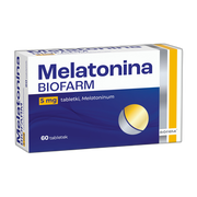 Melatonina Biofarm, 5 mg, tabletki, 60 szt.
