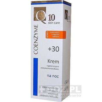 Hedat Krem z koenzymem Q 10, regenerujący, przeciwzmarszczkowy, na noc, 50ml