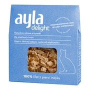 Ayla Delight, filet z piersi indyka, liofilizowane przysmaki dla kota, 28 g