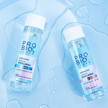 Soraya Probio Clean, woda micelarna probiotyczna, nawilżająca do cery normalnej i suchej, 250 ml