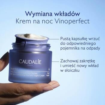 Caudalie Vinoperfect, glikolowy krem na przebarwienia na noc, 50 ml