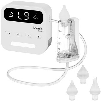 Lionelo BabyAir Flow, elektryczny aspirator do nosa z lampką, 1 szt.