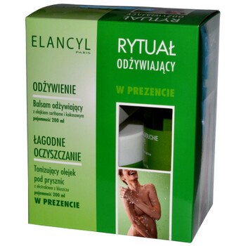 Zestaw Promocyjny Pierre Fabre Elancyl, balsam odżywiający, 200 ml + tonizujący olejek pod prysznic, 200 ml GRATIS