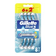 alt Gillette Blue3 Cool, maszynka jednorazowa dla mężczyzn, 6 + 2 szt.