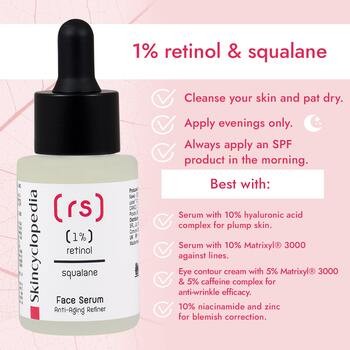 Skincyclopedia, serum anti-age z 1% retinolem i skwalanem, 30 ml