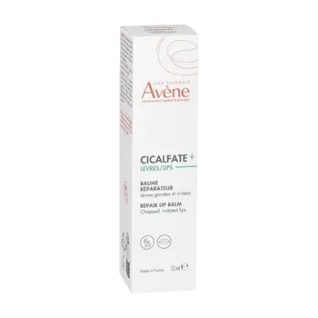 Avene Eau Thermale Cicalfate+, regenerujący balsam do ust, 12 ml