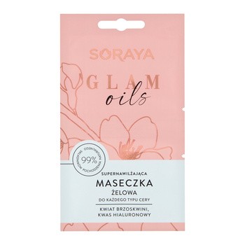 Soraya Glam Oils, supernawilżająca maseczka żelowa, 10 ml